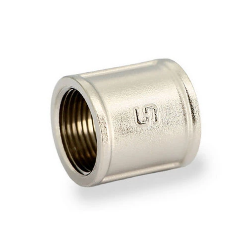 Муфты Uni-Fitt 1/2″ Ду15 Ру30 корпус - латунь, покрытие - никель, внутренняя резьба, Китай