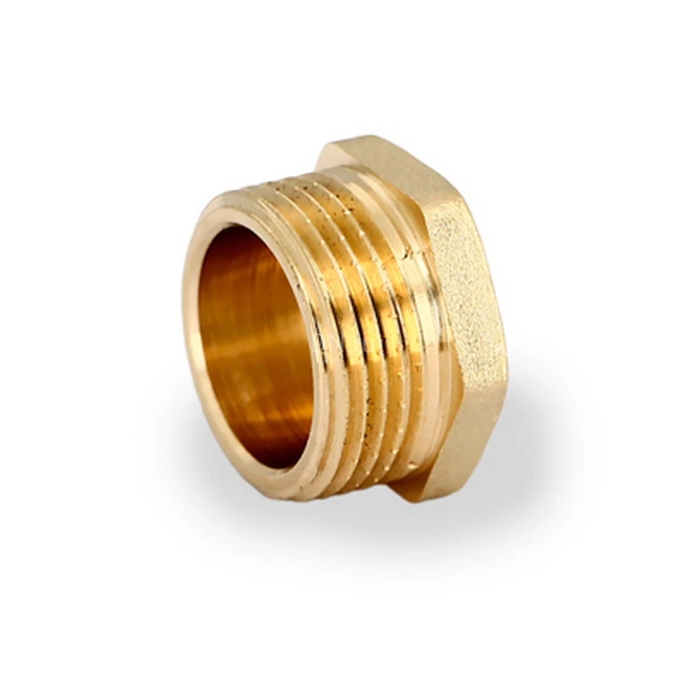 Заглушка Uni-Fitt 608G 1 1/2″ Ду40 Ру30 корпус - латунь, присоединение - наружная резьба, страна - Китай