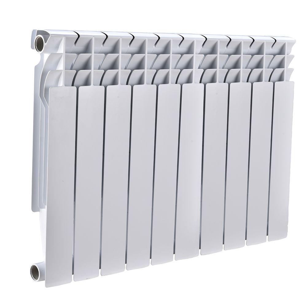 Радиатор биметаллический Wester 80/500 6 секций, боковое подключение, цвет - белый