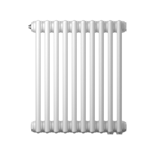 Радиаторы стальные трубчатые Zehnder Charleston Retrofit высота 566 мм, трехколончатые, присоединение резьбовое - 1/2″, подключение - боковое, кронштейн в комплекте, белые