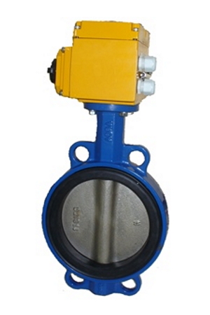 Затворы поворотные дисковые ABRA BUV-VF826D Ду32-300 с электроприводом Сатурн