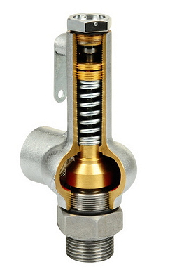 Клапан предохранительный 781C 3/4″ Ду20/20 Ру16 настраиваемый для нейтральных жидкостей резьбовой