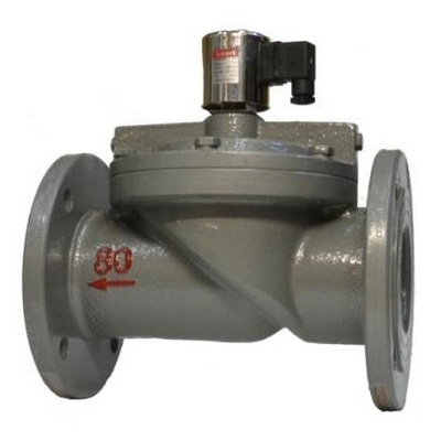 Клапан электромагнитный Smart HF-6504 пилотный 3″ Ду80 Ру12 чугун, нормально-открытый, DC 24v