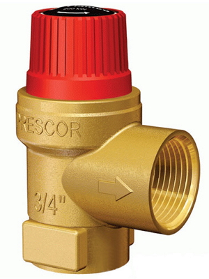 Клапан предохранительный Prescor 100 Ду 3/4'' x 1'' Ру3 резьбовой