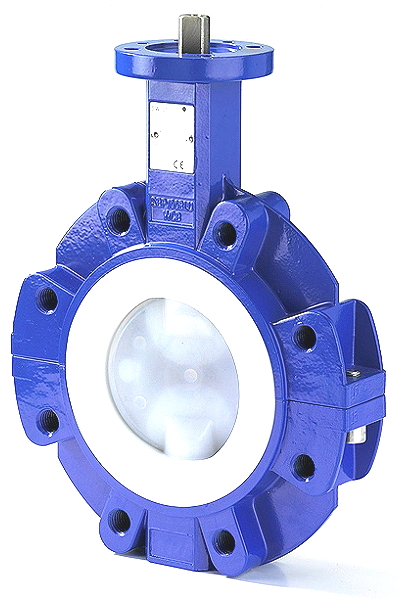 Затворы дисковые поворотные Swissfluid SBP Ду25-600 Ру16-10 межфланцевый с голым штоком