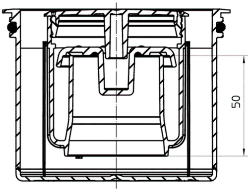 Сифон HL HL0510.12E для трапов серий HL 70-80, 300-510, Primus материал - полипропилен
