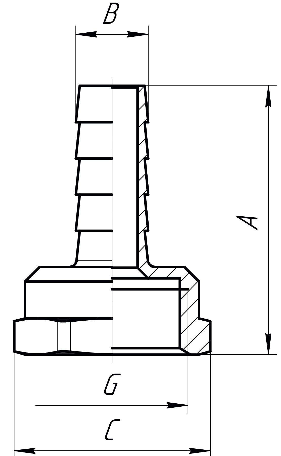 Переходник под шланг AQUALINK Ду14х1/2″ с внутренней резьбой латунный никелированный