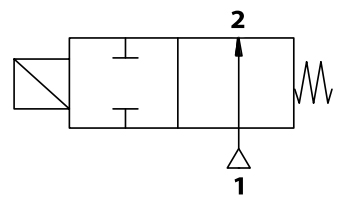 Схема подключения Клапаны электромагнитные АСТА ЭСК 276 Ду10-25 Ру5 прямого действия нормально открытые 230В