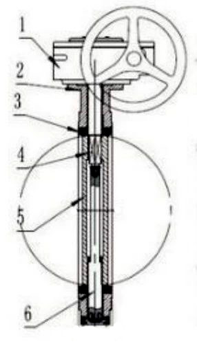 Затвор дисковый поворотный Benarmo Ду400 Ру16 межфланцевый, корпус - чугун GGG50, диск - нержавеющая сталь AISI 316, уплотнение - NBR, с редуктором
