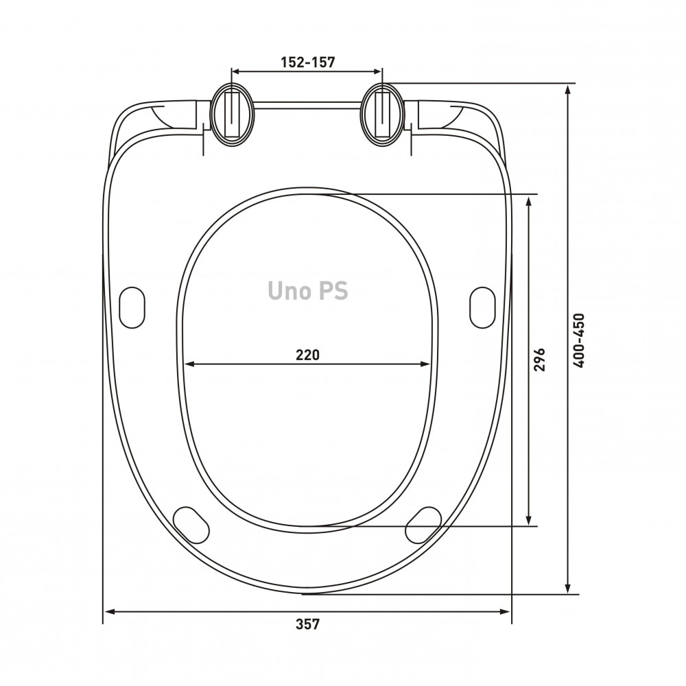 Сиденье для унитаза Berges Uno PS 020105 с микролифтом, из дюропласта, белое