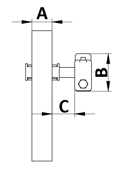 Хомут DKC Jupiter 80-160 мм на металлические трубы