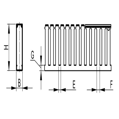 Кабель-каналы монтажные DKC RL12 25x30x2000-150x100x2000мм, серые, корпус - поливинилхлорид (ПВХ)