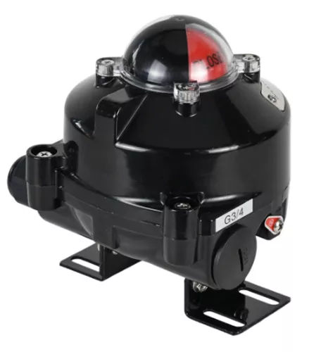 Кран шаровой DN.ru BV3232P(2pc)-FP-F-ISO-H Ду80 Ру16 фланцевый, полнопроходной, 2-составной, корпус - нерж.сталь SS316, уплотнение PTFE, с пн.приводом PA-DA-083 пн.распределителем 4M310-08 24В редуктором MON2-450-T28-ISO БПВ AFC2000 БКВ APL-510N-EX