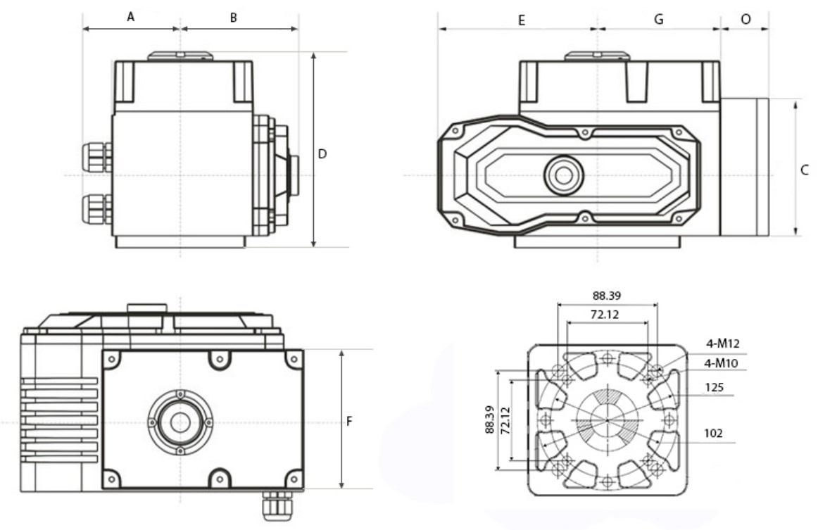 Электропривод DN.ru MT-N-010Z-O1-220VAC-У1