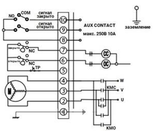 Кран шаровой DN.ru BV3232P(3pc)-FP-W-ISO-H Ду80 Ру25 полнопроходной двухходовой, нержавеющая сталь SS316, под приварку, уплотнение - PTFE, с 1/4-оборотным электроприводом DN.RU QT-N-010EM-O1-380VAC-У1