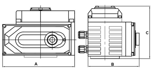 Электропривод четвертьоборотный DN.ru QT-N-008EM-O1-24VDC-У1 24В, HARK
