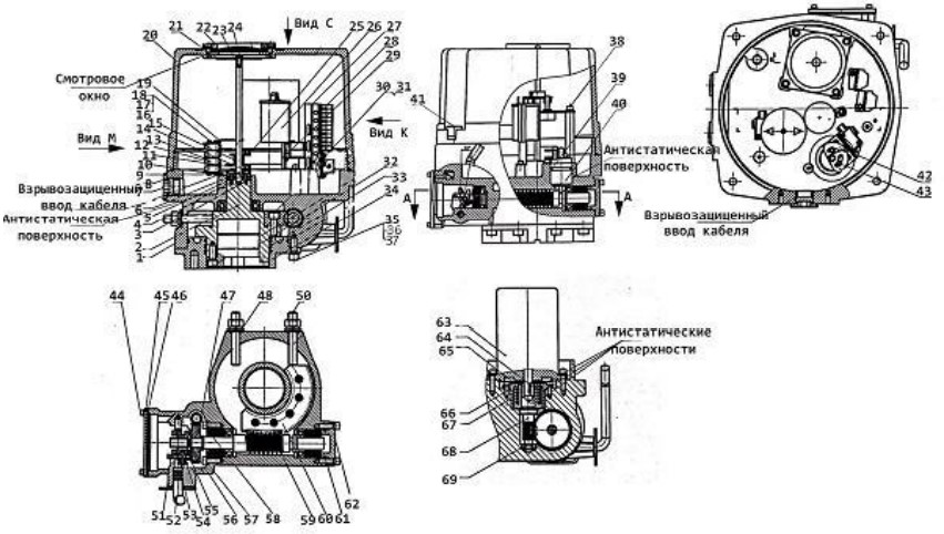 Затворы дисковые поворотные DN.ru WBV1616E-2W-Fb-H Ду100 Ру16 корпус - чугун QT450, диск - чугун QT450, уплотнение - EPDM, межфланцевые, с электроприводом 1/4-оборотным Dn.ru QT-EX-EM-O1-24VDC-У1 24В 