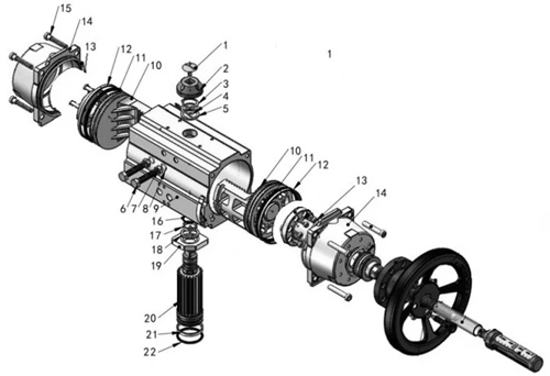 Затвор дисковый поворотный DN.ru WBV3131V-2W-Fb-H Ду150 Ру16, межфланцевый, корпус - нержавеющая сталь 304, диск - нержавеющая сталь 304, уплотнение - VITON, с пневмоприводом PA-DA-105-1, с пневмораспределителем 4V320-10 220В, БКВ APL-410N Ex, БПВ AFC2000