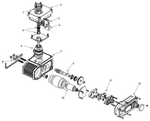 Кран шаровой DN.ru BV3232P(3pc)-FP-F-ISO-H Ду100 Ру16 полнопроходной трехсоставной, фланцевый, нержавеющая сталь 316, уплотнение - PTFE, 22х22, F10, WDVF, с электроприводом четвертьоборотным DN.ru QT-N-020EM-O1-220VAC -У1 HARK