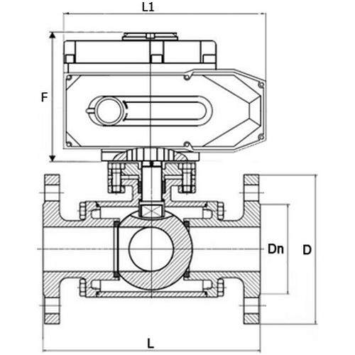 Краны шаровые DN.ru BV3232P(4pc)-FP-3WL-F-ISO-H Ду20-40 Ру16 полнопроходные трехходовые, нержавеющая сталь SS316, фланцевые, уплотнение - PTFE, с электроприводом четвертьоборотным DN.ru QT-N-EM-B1-220VAC-У1-DAR gander Краны шаровые DN.ru BV3232P(4pc)-FP-3WL-F-ISO-H Ду20-40 Ру16 полнопроходные трехходовые, нержавеющая сталь SS316, фланцевые, уплотнение - PTFE, с электроприводом четвертьоборотным DN.ru QT-N-EM-B1-220VAC-У1-DAR gander