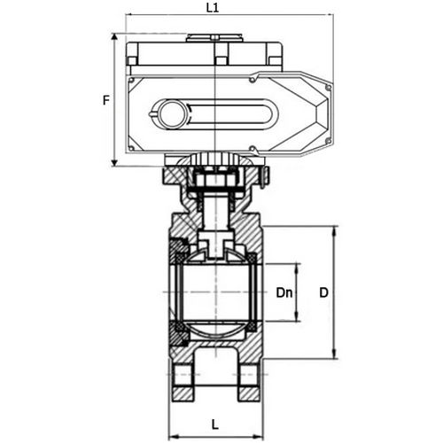 Кран шаровой DN.ru BV3232P-FP-Fb-ISO-H Ду50 Ру16 полнопроходной двухходовой, нержавеющая сталь, межфланцевый, уплотнение - PTFE, с электроприводом четвертьоборотным DN.ru QT-N-005EM-A1-24VDC-У1 HARK Кран шаровой DN.ru BV3232P-FP-Fb-ISO-H Ду50 Ру16 полнопроходной двухходовой, нержавеющая сталь, межфланцевый, уплотнение - PTFE, с электроприводом четвертьоборотным DN.ru QT-N-005EM-A1-24VDC-У1 HARK