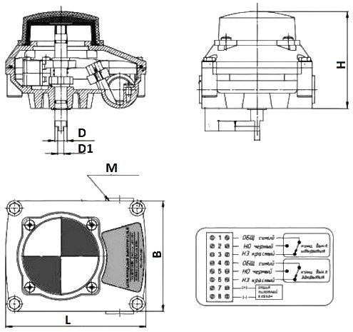 Кран шаровой DN.ru BV3131P(3pc)-FP-W-ISO-H LONG Ду80 Ру25 полнопроходной, корпус - нержавеющая сталь 304, уплотнение - PTFE, под приварку, с пневмоприводом DN.ru PA-DA-083, редуктором DN.ru MON2-450-T28-ISO и БКВ APL-210N