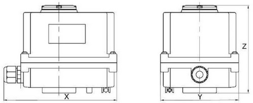 Кран шаровой DN.ru BV3232P(3pc)-FP-W-ISO-H LONG Ду10 Ру63 полнопроходной, корпус - нержавеющая сталь 316, уплотнение - PTFE, под приварку, с 1/4-оборотным электроприводом DN.ru QT-N-003EM-O1-220VAC-У1 MINI 220В
