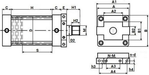 Задвижки шиберные DN.ru GVKR1331E-2W-Fb-2P Ду300 Ру6 двусторонние, межфланцевые, шпиндель - выдвижной, корпус - чугун GGG40, шибер - нержавеющая сталь 304, уплотнение - EPDM, WENZ, с пневмоприводом и пневмораспределителем 4V210-08 24В KUOIN