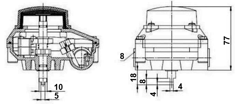 Блок концевых выключателей DN.ru APL-210N