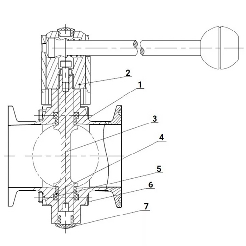 Затвор дисковый поворотный кламповый DN.ru WBV3131E-2W-C-H Ду65 Ру10 корпус - пищевая нержавеющая сталь 304, уплотнение – EPDM, с пневмоприводом DN.ru PA-SA-083, пневмораспределителем DN.ru 4V320-10 220В и БКВ DN.ru APL-510N EX