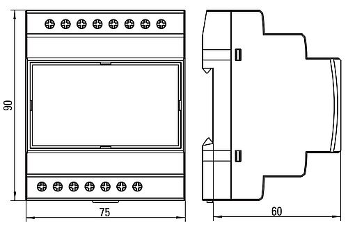 Контроллер автоматического резерва EKF AVR-2 на 2 ввода, 230В, IP20