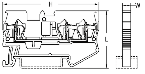Колодка клеммная EKF PROxima JXB-ST-2.5 31А, с 3 выходами, пружинная самозажимная, IP20, материал корпуса - полиамид, цвет - серый