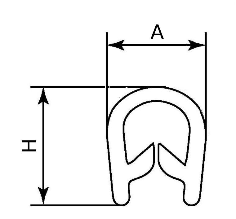 Ленты защитные EKF PROxima 0,75-2 мм 10 м, для кромок с металлокордом