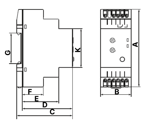 Реле контроля уровня для двух емкостей EKF PROxima RL-SA-2 230 В с регулируемой установкой времени, номинальный ток 8 А