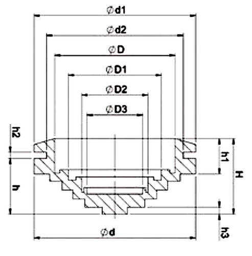 Сальник ввода-вывода EKF PROxima AS40, IP54, диаметр отверстия - 40 мм, диаметр отверстия бокса - 49 мм, материал корпуса - эластичный полимер, цвет - серый