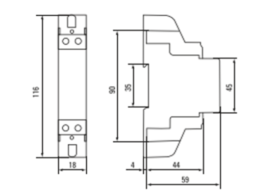 Счетчики электроэнергии однофазные EKF SKAT 101/1-5(40) электронные, встроенный шунт, на DIN-рейку, без поверки