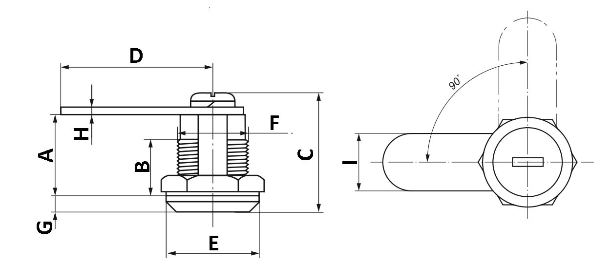 Замок EKF PROxima 18-20/38 почтовый, IP31