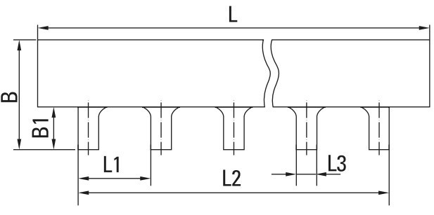 Шины соединительные EKF PROxima типа PIN 3-фазные 54 модуля 63А