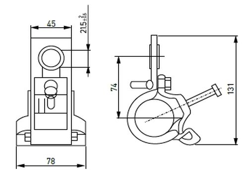 Зажим промежуточный EKF PROxima SO130 диапазон сечений проводников 2-4х16-120мм2