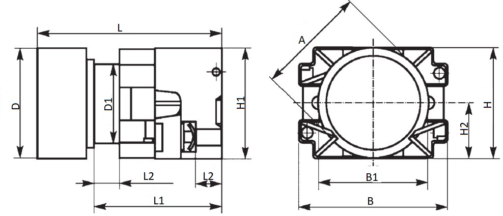 Индикатор светосигнальный ЭРА LAY5-BU65 BLS50-BU-K05E светодиодная лампа, диаметр - 22 мм, IP44, цвет - желтый