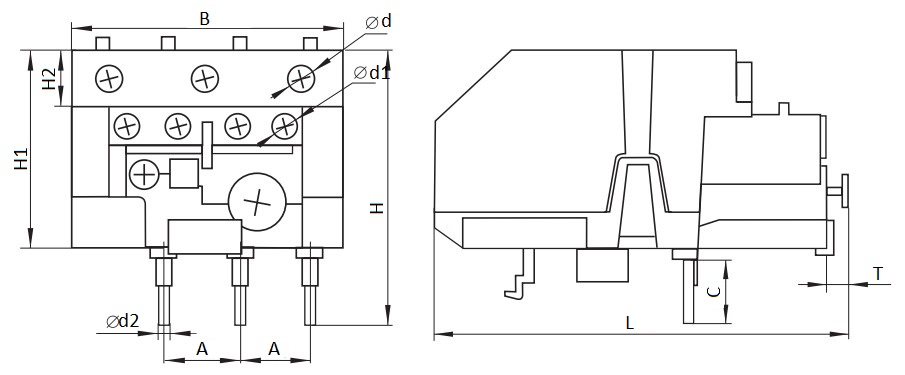 Реле электротепловое ЭРА PRO РТИ-3353 DRT30-0023-0032-E 23-32 А, 1NO+1NC