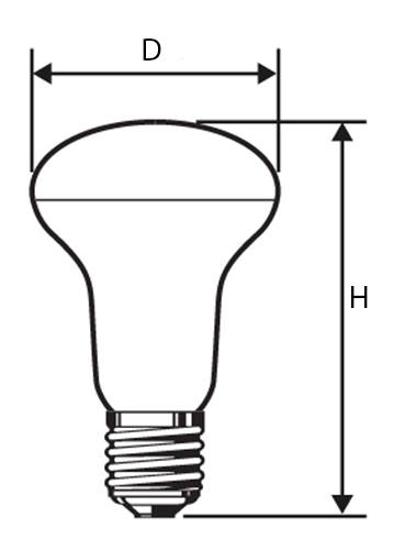 Лампа светодиодная ЭРА RED LINE R 50 мм мощность - 6 Вт, цоколь - E14, световой поток - 480 лм, цветовая температура - 4000 К, нейтральный белый, форма  - рефлектор