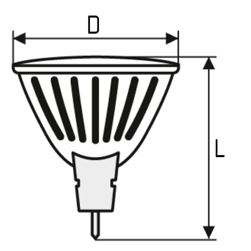 Лампа светодиодная ЭРА RED LINE MR16 50 мм мощность - 11 Вт, цоколь - GU5.3, световой поток - 880 лм, цветовая температура - 6500 K, холодный дневной свет, форма - софит