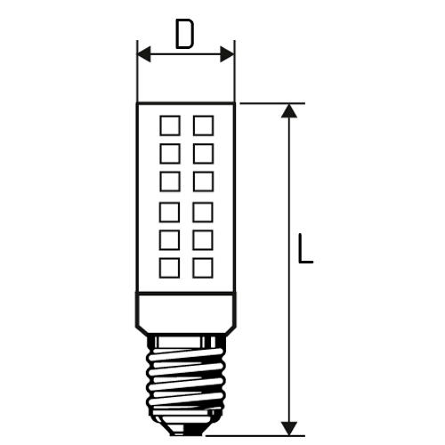 Лампа светодиодная ЭРА STD JC-220V 18 мм мощность - 7 Вт, цоколь - G4, световой поток - 560 лм, цветовая температура - 4000 K, нейтральный белый свет, форма - капсула