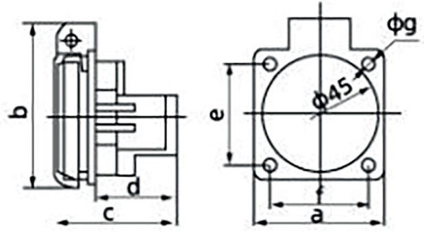 Розетка ЭРА 112 R(PAN)-16-2P-PE-IP54 скрытой установки панельная, с крышкой, число контактов 2Р+PЕ, номинальный ток - 16А, степень защиты IP54, цвет - синий