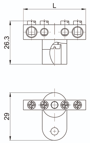 Шина IEK N ноль ШНИ-6х9-8-У1-С исполнение изолятора - с одним угловым изолятором, количество соединений - 8, материал - латунь, цвет - синий, YNN10-69-8C1-K07