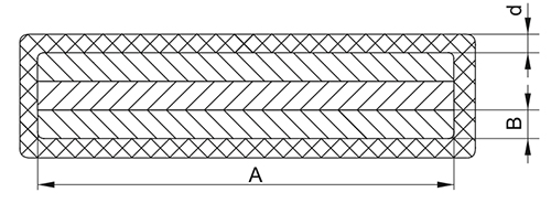 Шина гибкая IEK ШМГ изолированная, количество пластин - 2шт, ширина - 40мм, толщина - 1мм, длина - 2000мм, материал - медь, YBF10-02-040-01