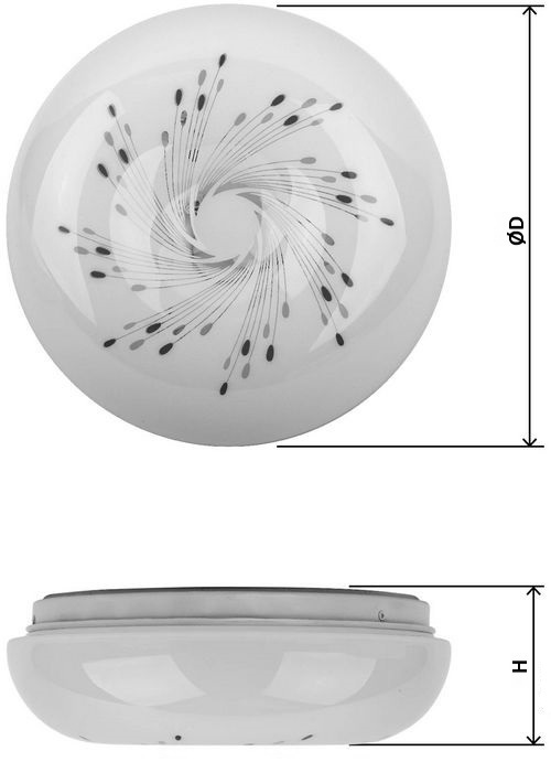 Светильник светодиодный ЭРА Классик Колос 24 Вт потолочный, световой поток 1850Лм, цветовая температура 4000К, IP20, цвет - белый