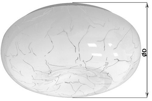Светильник светодиодный ЭРА Классик Marble 18 Вт потолочный, световой поток 1350Лм, цветовая температура 4000К, IP20, цвет - белый