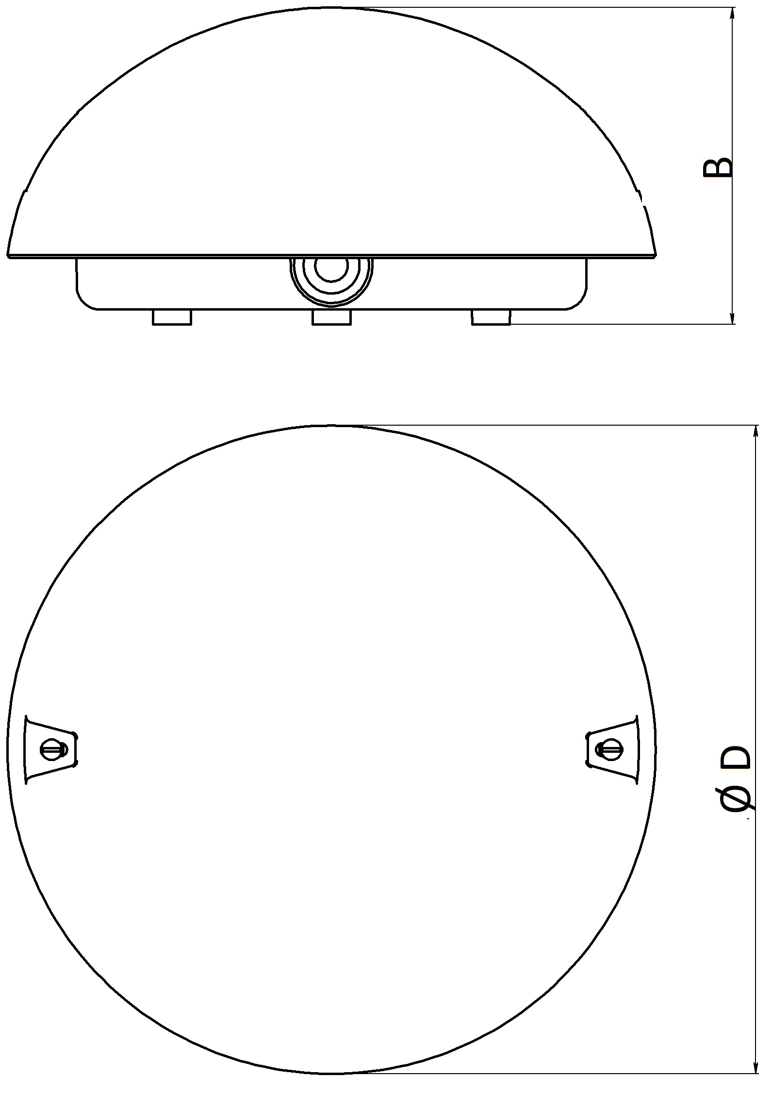 Светильники промышленные ЭРА Сириус 60Вт, цоколь E27, IP54, форма - круг, цвет - белый